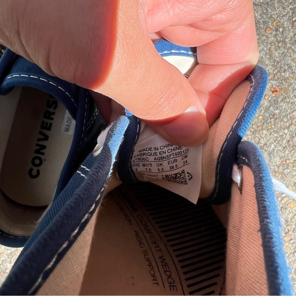 SOLD Jack Purcell converse blue white - Picture 4 of 6